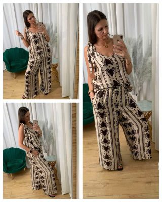 Komplet z wiskozy jedwabnej